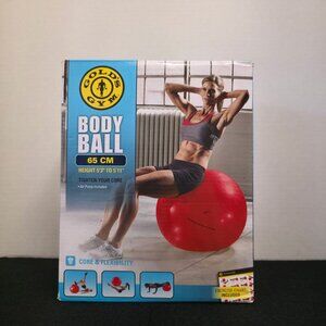 Gold’s Gym 65CM Body Ball with Pump | Core & Flexibility Training